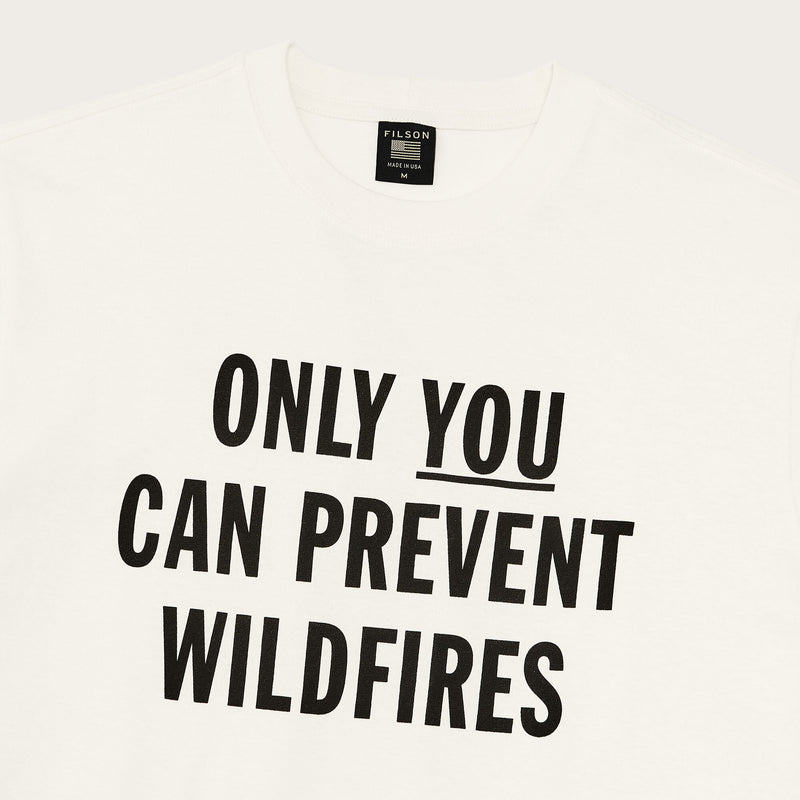 Smokey bear pioneer t-shirt von Filson | Birch only you (White)