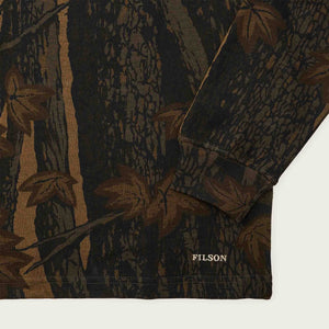 Long sleeve pioneer graphic t-shirt by Filson | Maple bark camo (Brown)