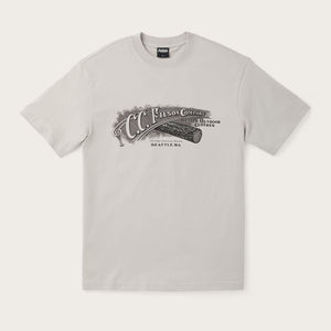 Ranger graphic t-shirt von Filson | Fog/ cc filson scrip (Grey)