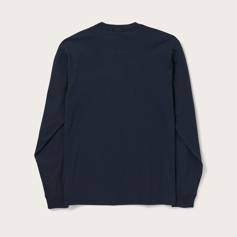 Long sleeve ranger pocket t-shirt von Filson | Harbor blue (Blue)