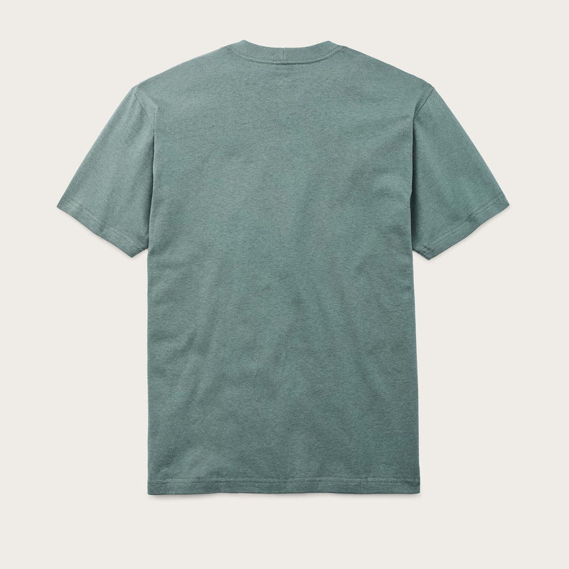 S/s pioneer graphic t-shirt by Filson | Smoke green/towboat (Green)