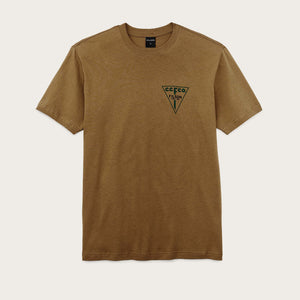 S/s pioneer graphic t-shirt di Filson | Gold ochre captain (Gold)