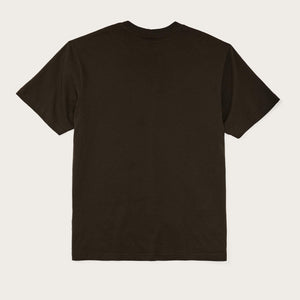 S/s pioneer graphic t-shirt di Filson | Coffee canoe (Brown)