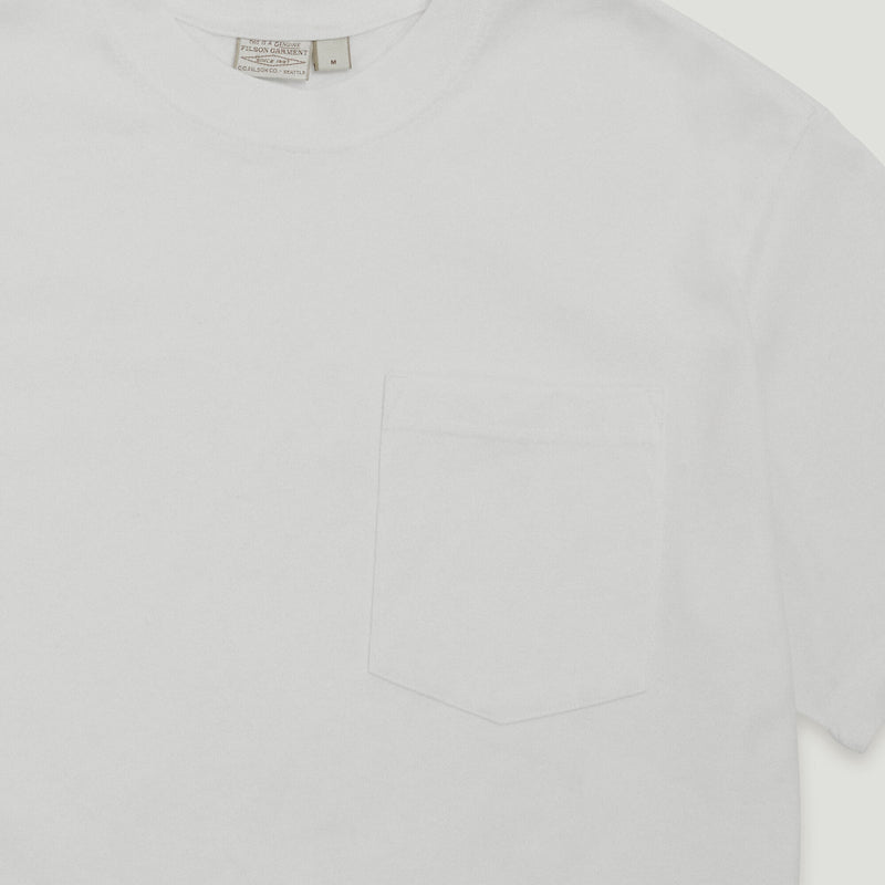 S/s pioneer solid one pocket von Filson | Bright white (White)