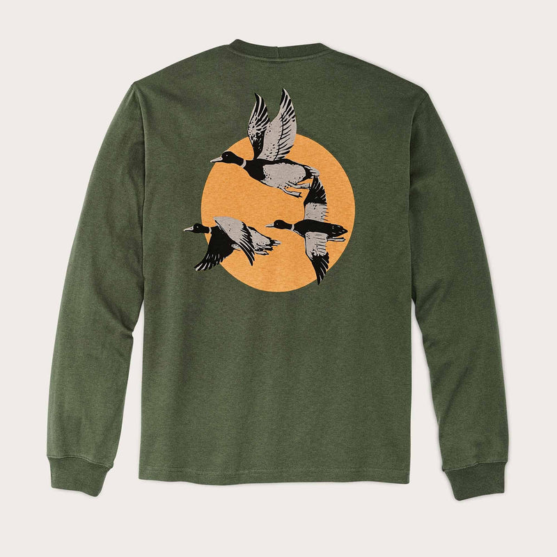 L/s pioneer t-shirt von Filson | Timber (Green)