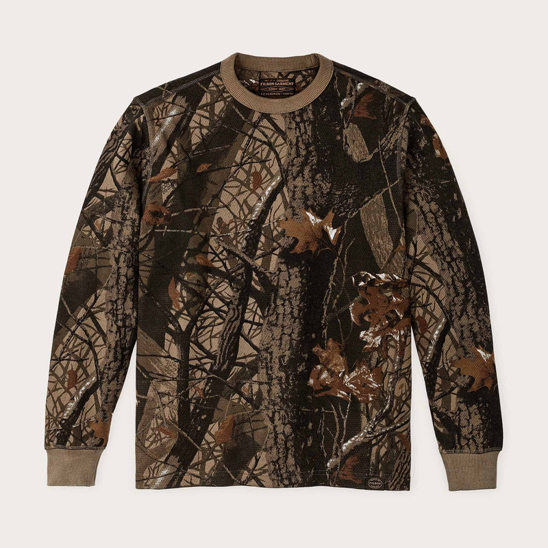 Waffle knit thermal crewneck von Filson | Realtree hardwoods c (Brown)