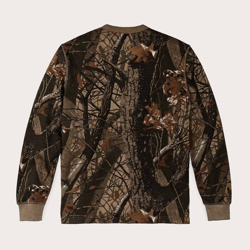 Waffle knit thermal crewneck von Filson | Realtree hardwoods c (Brown)