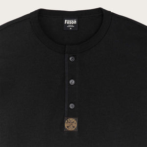 Frontier henley t-shirt by Filson | Black (Black)