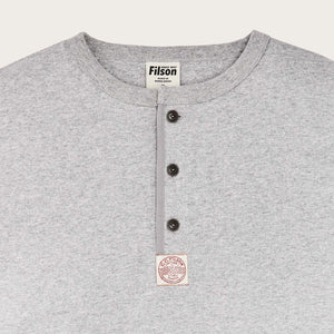 Frontier henley t-shirt by Filson | Heather gray (Gray)