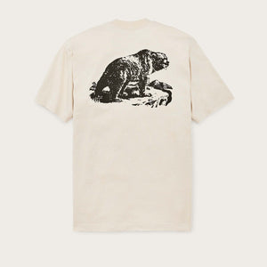 Frontier graphic t-shirt von Filson | Natural / bear (Beige)