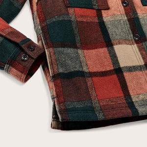 Women's wool jac-shirt von Filson | Amber / spruce plaid (Multicolor)